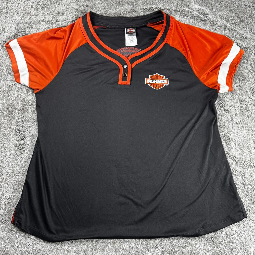 Harley Davidson Iconic V-Neck Women's 1X